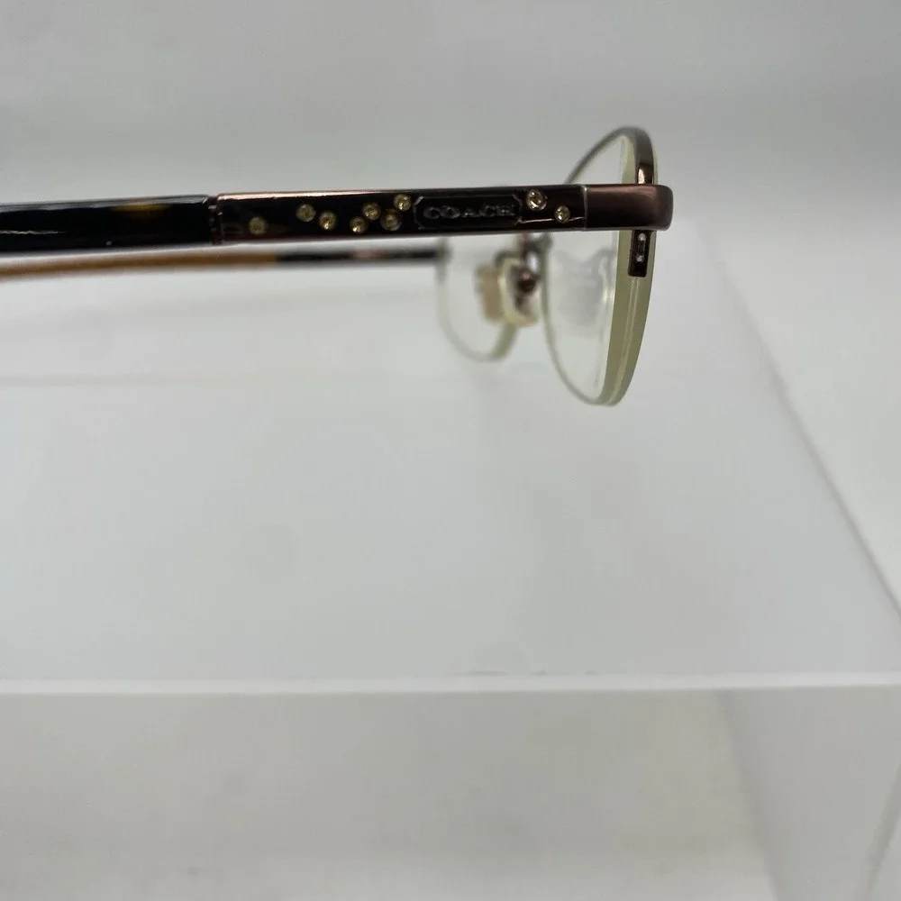 Coach Eyeglasses Sunglasses FRAMES ONLY Faye 53-18-140 Brown Tortoise 202